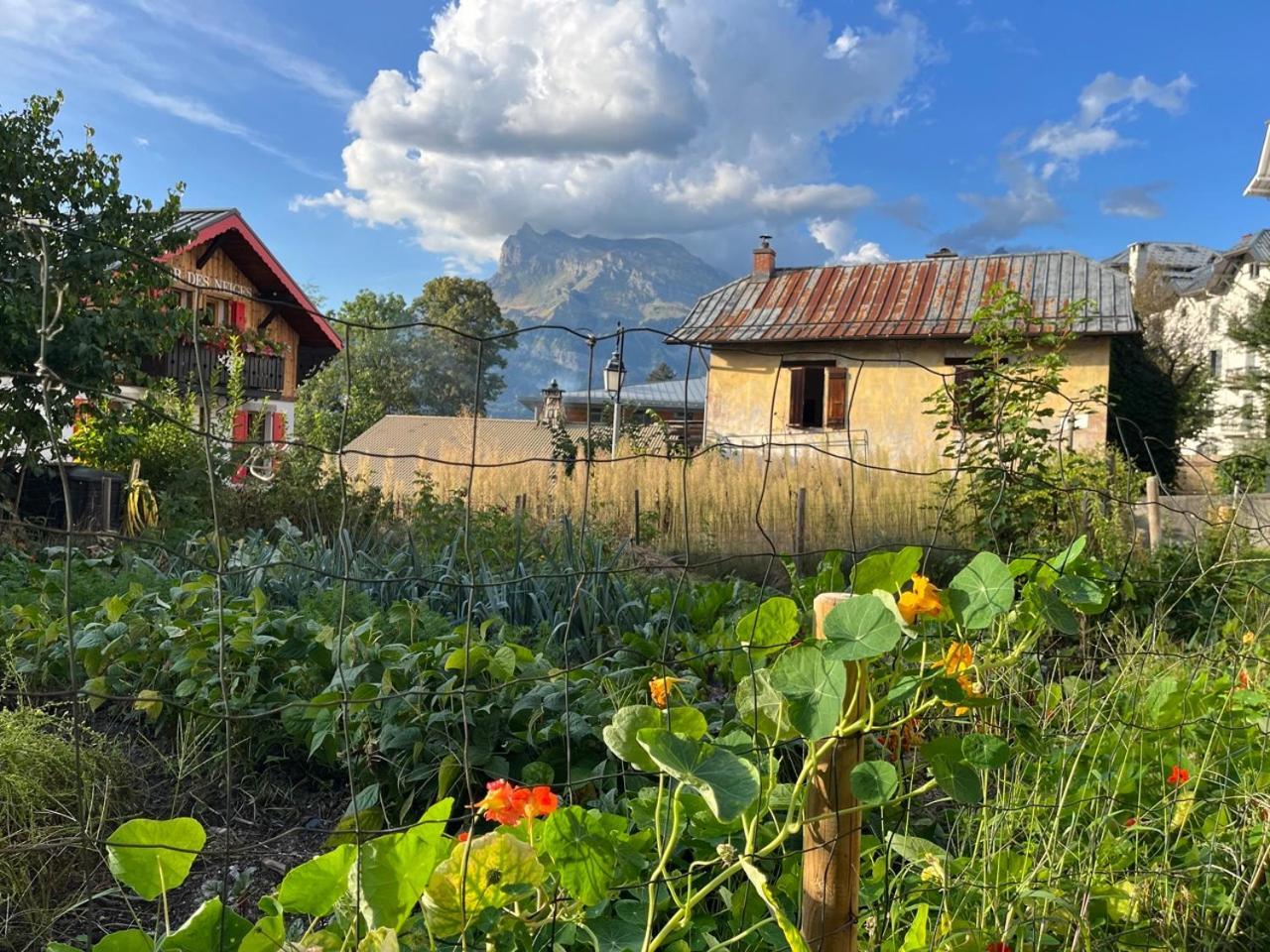 Ferienwohnung Un Nid Sous Les Toits Saint-Gervais-les-Bains Exterior foto