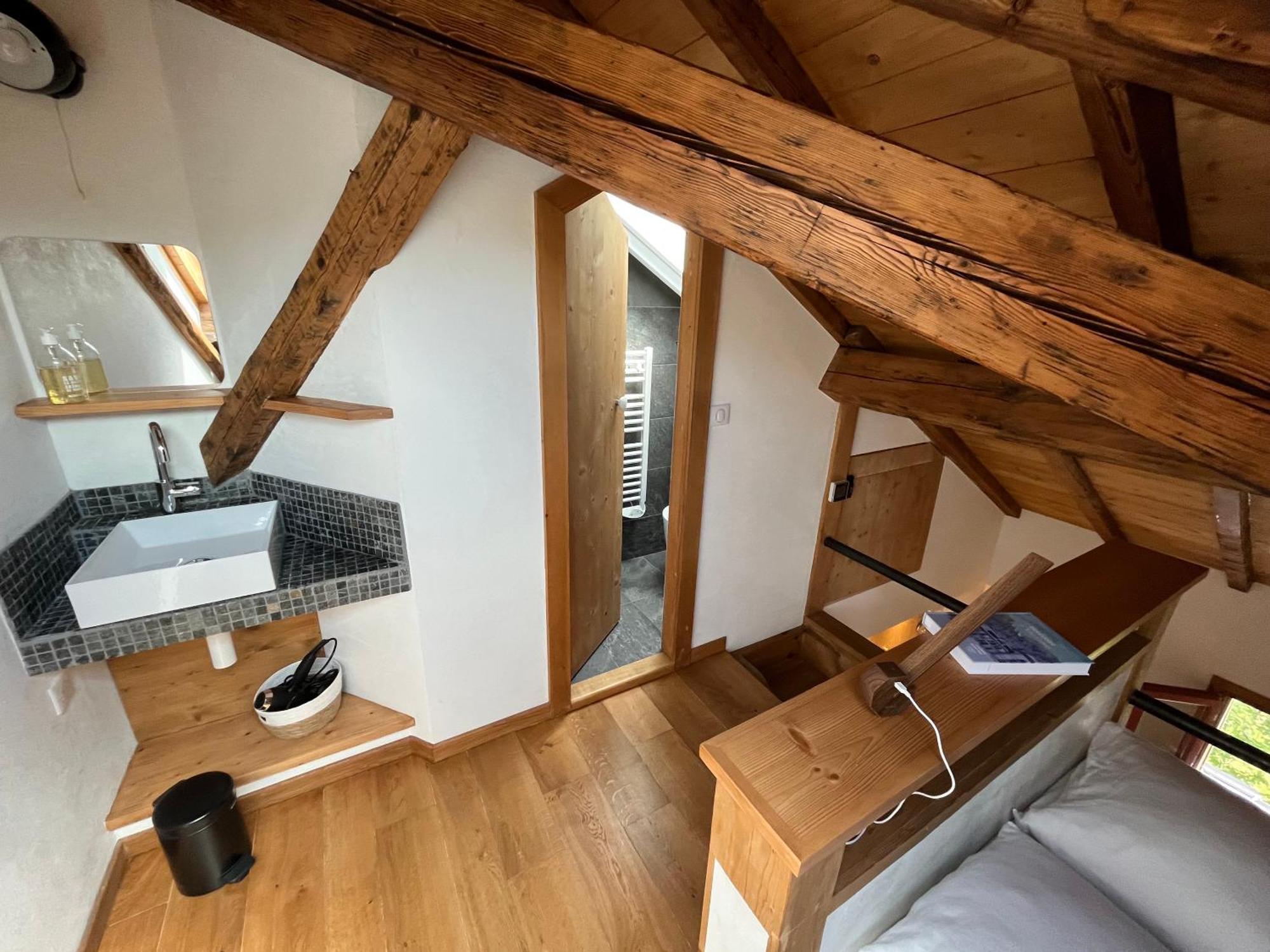 Ferienwohnung Un Nid Sous Les Toits Saint-Gervais-les-Bains Exterior foto