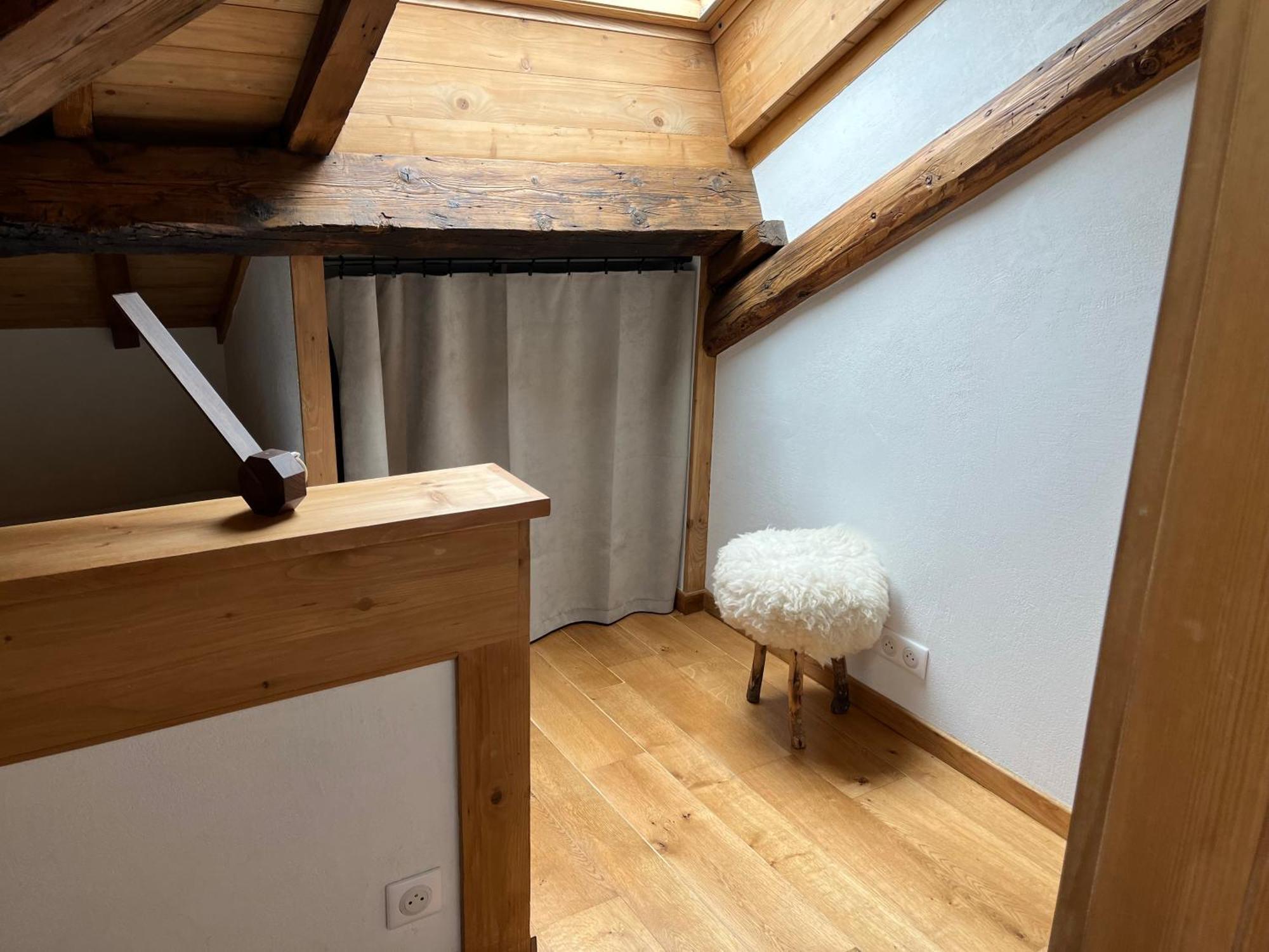 Ferienwohnung Un Nid Sous Les Toits Saint-Gervais-les-Bains Exterior foto